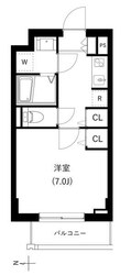 クレヴァンス神楽坂の物件間取画像